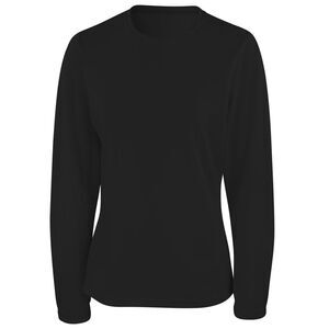 Spiro Women's Sports Quick-Dry Long Sleeve Performance T-Shirt / Black